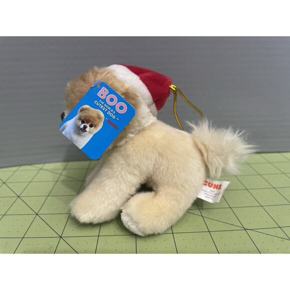 Boo The Worlds Most Cutest Dog Plush Christmas Holiday Ornament Stuffed Animal - Picture 2 of 10